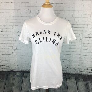 adidas NWT Women's Break The Ceiling T-Shirt Sz S empowerment feminist equality